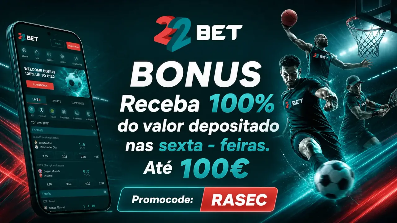 Bónus de sexta-feira 22Bet