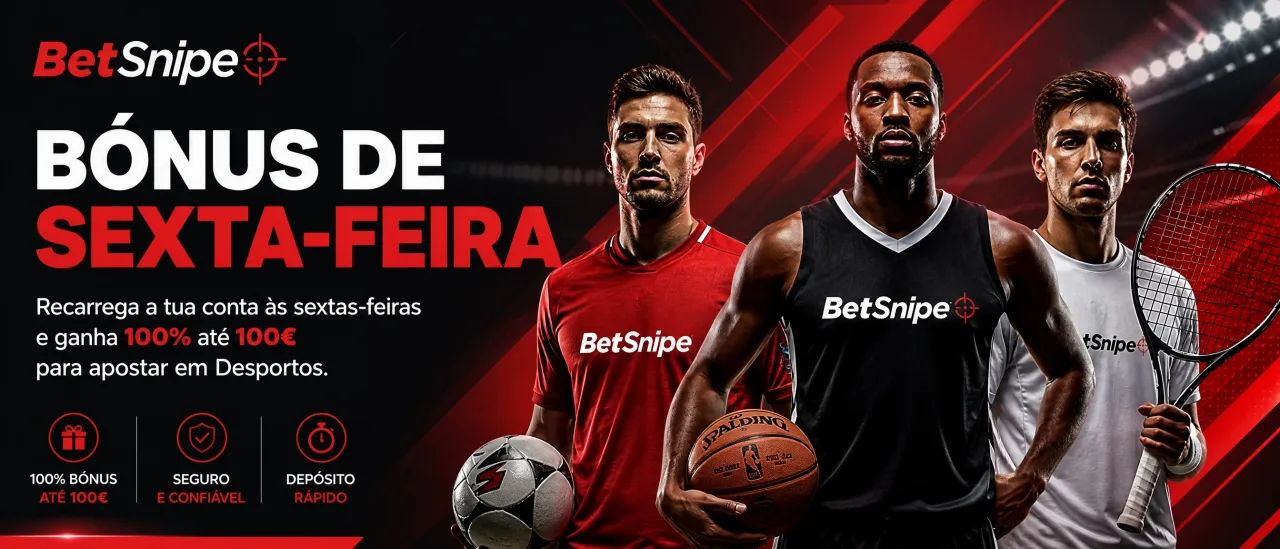 Bónus de sexta-feira BetSnipe 100% até €100
