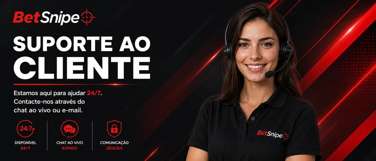 Suporte ao cliente BetSnipe em português, chat 24 horas