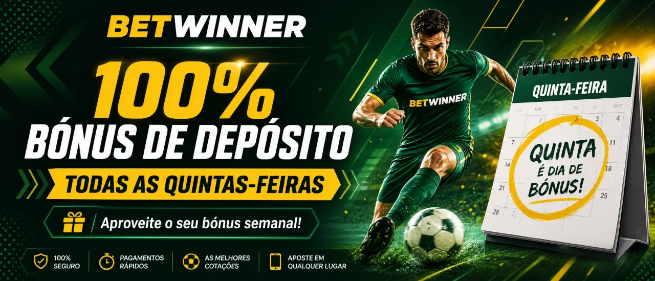 Bônus de quinta-feira Betwinner 100% até R$400