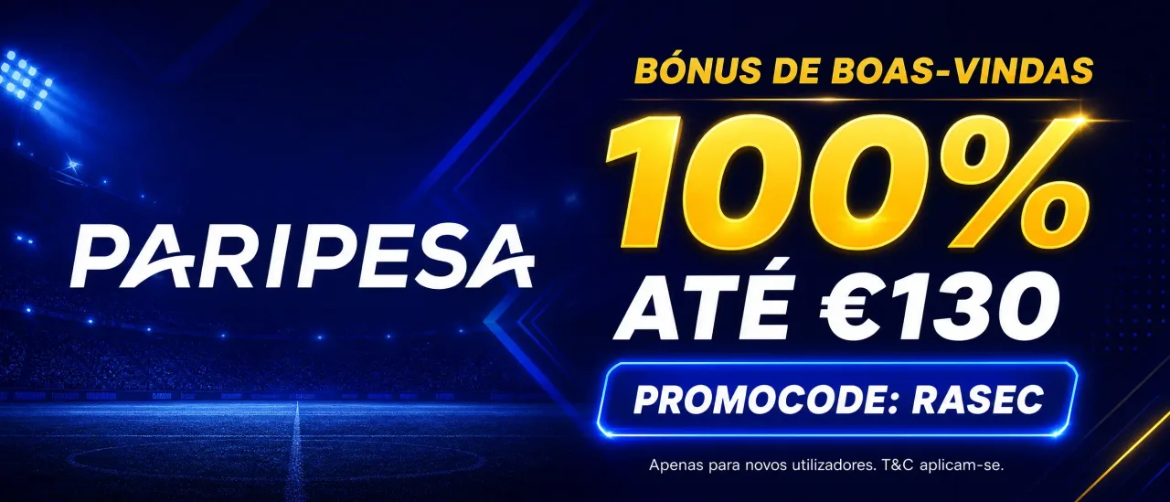 Bónus Paripesa, código promo RASEC