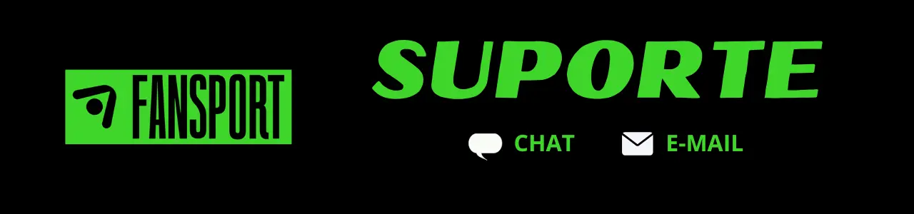 Suporte ao cliente Fansport em português, chat 24 horas